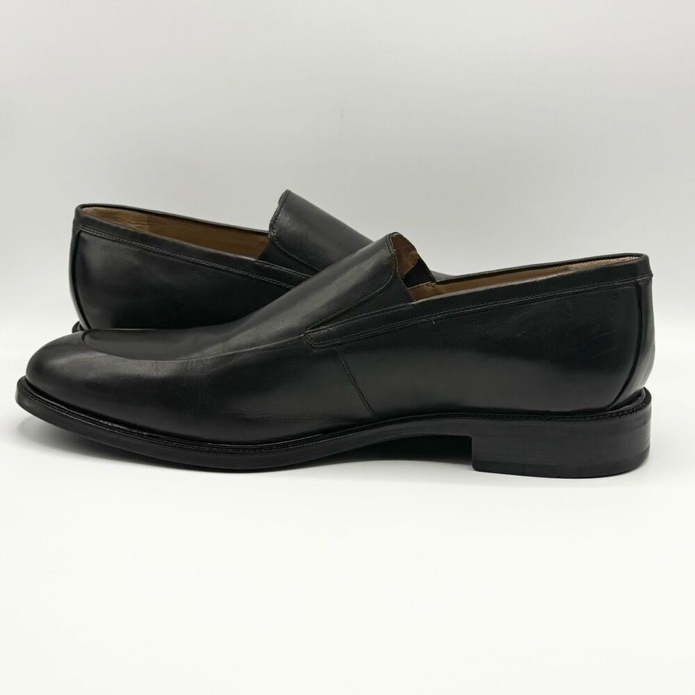 COLE HAAN GRAND OS Men's Dress Shoes Moc Toe Loafers Black Leather - US 15 Wide - Picture 6 of 13